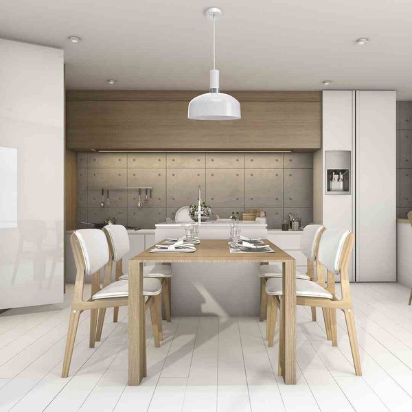 LAMPA WISZĄCA MALMO WHITE/CHROME 1XE27 zdjęcie 6