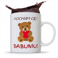Kubek Dla Babci Na Imieniny Kocham Cię Babuniu Z Nadrukiem Ze Zdjęciem