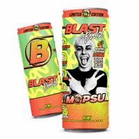 napój gazowany z kofeiną blast boost kiwi 250ml