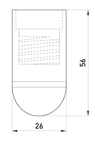 oprawka plastikowa e14 biała - ex-s9100010 zdjęcie 2