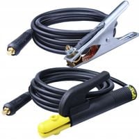 ZESTAW PRZEWODÓW SPAWALNICZYCH ELEKTRODOWY MMA + MASA DX25 25mm2 3m ESAB