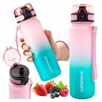 Butelka Bidon z ustnikiem na wodę motywacyjny Ombre 500 ml Siłownia tritan