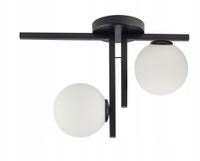 PLAFON LAMPA SIGMA ANDY 33285 CZARNY / BIAŁY