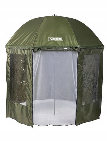 PARASOL NAMIOT WĘDKARSKI MOSKITIERA 250CM NECO||- na Arena.pl