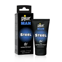 pjur man steel gel 50 ml - żel pielęgnacyjny z ekstraktem z papryki
