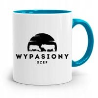 Kubek Błękitny Dla Szefa Wypasiony Szef Prezent Z Nadrukiem Ze Zdjęciem