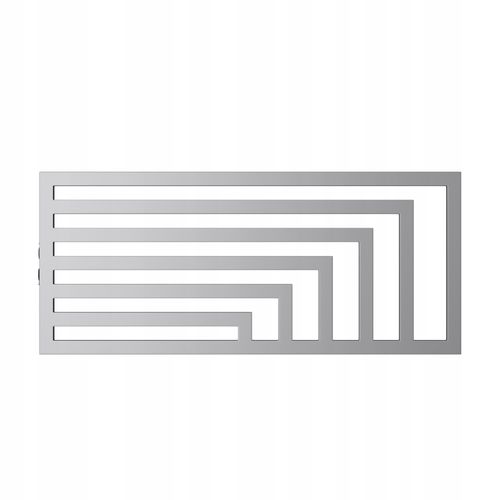 GRZEJNIK DEKORACYJNY SUN 1400/520 SREBRNY na Arena.pl