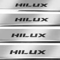 Listwa progowa TOYOTA HILUX MK8 Stal nierdzewna 304 połysk  4szt