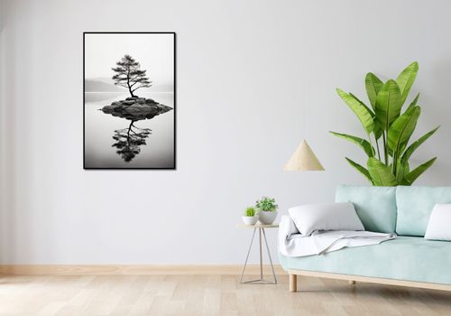 Plakat 68x101cm Samotne Drzewo na Arena.pl