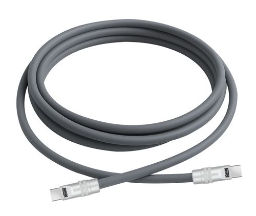 Kabel Newell USB-C - USB-C 100 W, 2 m, silikonowy, szar na Arena.pl