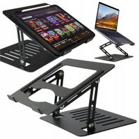 Uchwyt na laptop Macbook tablet 17" stojak podstawka składany regulowany al