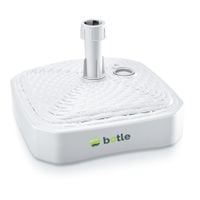 Stojak podstawa pod parasol ogrodowy maszt flaga kwadratowy Rattan