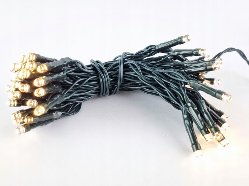 LAMPKI CHOINKOWE NA BATERIE 50 LED FUNKCJE TIMER zdjęcie 8