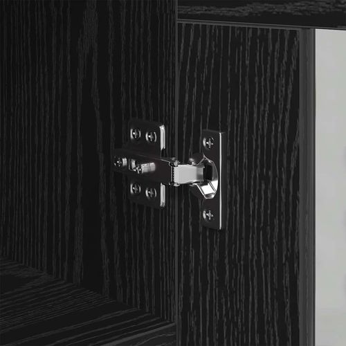 Bufet Czarny dąb 34 x 34.5 x 90 cm Materiał drewnopochodny na Arena.pl