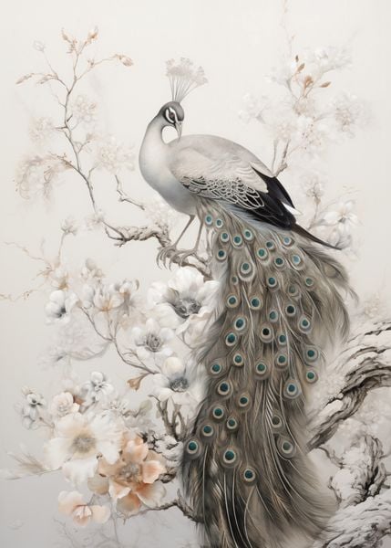 Plakat 25x35cm Pawia Gracja zdjęcie 1