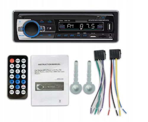 Radio Samochodowe 1DIN BLUETOOTH MIKROFON USB SD na Arena.pl