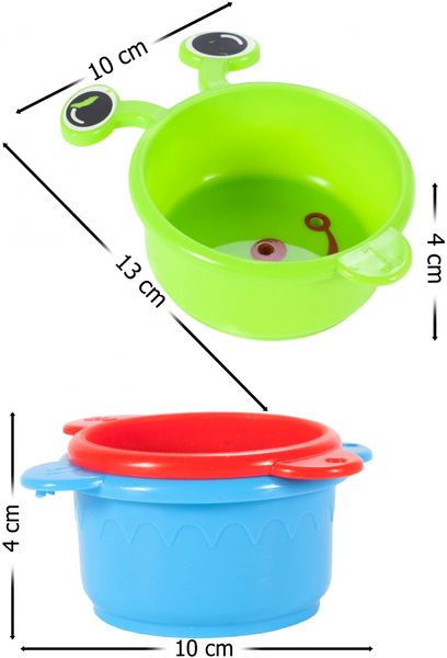 Kubeczki Przelewowe do Kąpieli 7 elementów. zdjęcie 3