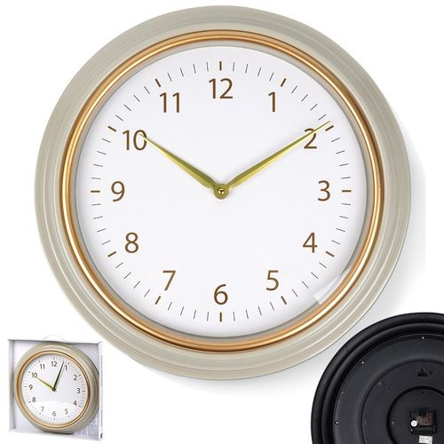 Zegar ścienny biały złoty 50 cm na Arena.pl