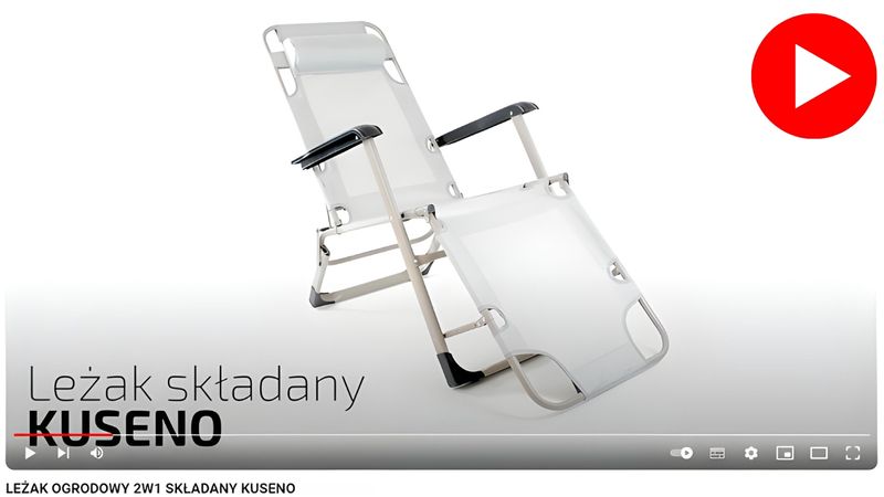 Leżak plażowy gravity KUSENO zdjęcie 14