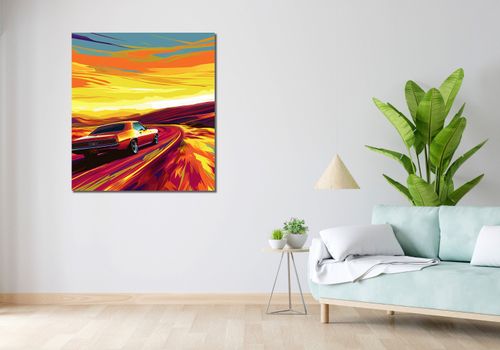 Obraz 90x100cm Pędź Przed Siebie na Arena.pl