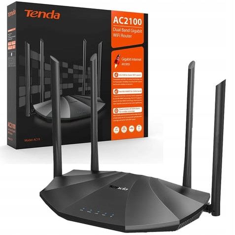 Router Tenda AC19 WiFi-5 AC2100 GIGABIT DualBand USB Drukarka IPTV na Arena.pl