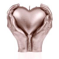 Świeca Hand LOVE Świeczka Serce Wegańska parafina 35h