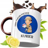Kubek Bordowy Dla Kuriera Na Urodziny Prezent Z Nadrukiem Ze Zdjęciem