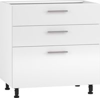 BELLA D3S-80/82 SZAFKA DOLNA Z SZUFLADAMI,  HETTICH FRONT: BIAŁY POŁYSK