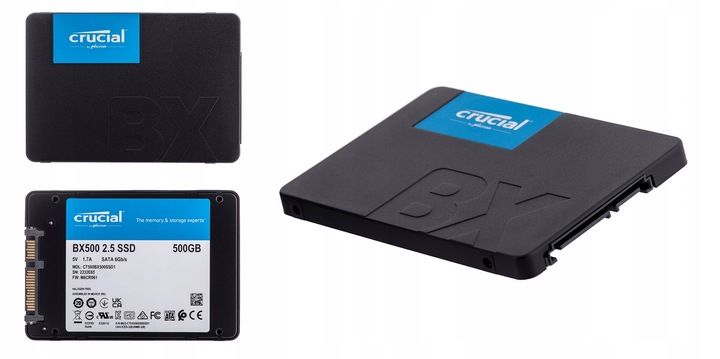 Dysk SSD CRUCIAL BX500 500GB SATA III 2.5'' zdjęcie 6