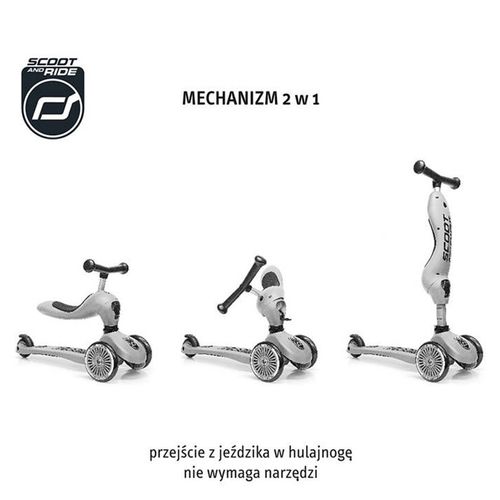 Jeździk i Hulajnoga Scootandride 2W1 z zamykanym schowkiem Leopard lines highwaykick 1 lifestyle na Arena.pl