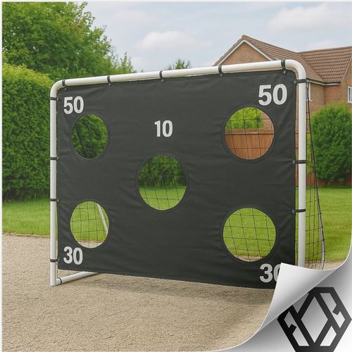 BRAMKA PIŁKARSKA Z MATĄ CELOWNICZĄ dla dzieci SKŁADANA DO PIŁKI NOŻNEJ 2,4m na Arena.pl