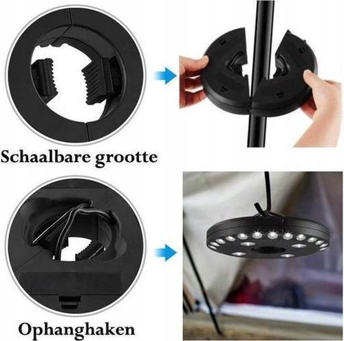 OŚWIETLENIE LAMPA PARASOLOWA PARASOL BALKON LED na Arena.pl