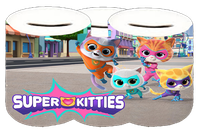 Skarbonka Ceramiczna - Super Kotki - Super Kitties
