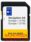 MAPA DISCOVERY MEDIA MIB2 V19 EU 2024/2025 CADDY TIGUAN PASSAT POLO RADARY
