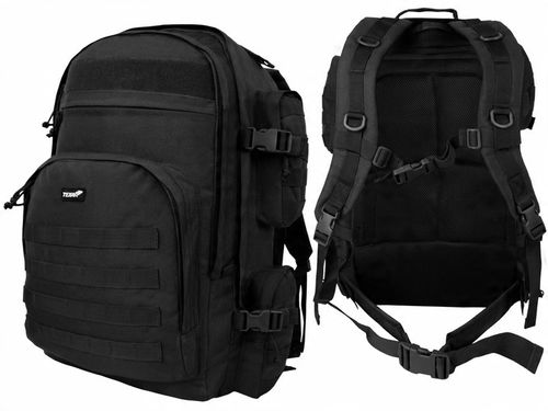 Plecak Turystyczny Taktyczny Wojskowy Duży GRIZZLY TEXAR 65L MOLLE CZARNY na Arena.pl