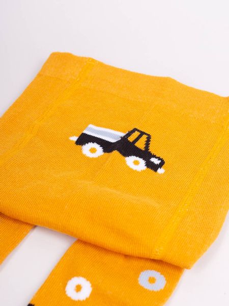 Rajstopy chłopięce bawełniane we wzory z ABS 3PAK 80-86 YOCLUB zdjęcie 5