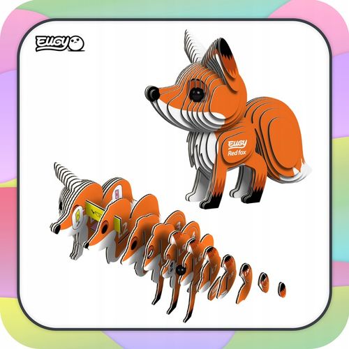 Lis Eugy. Eko Układanka Puzzle 3D na Arena.pl