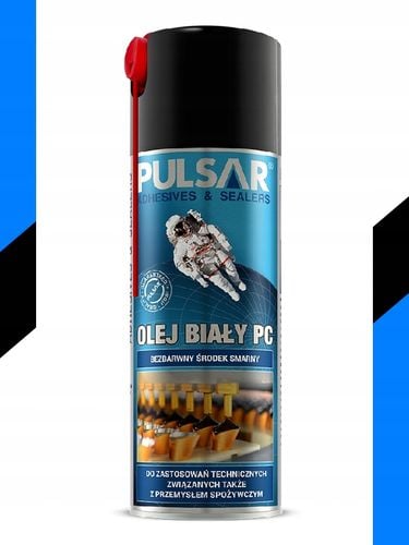 OLEJ BIAŁY PULSAR BEZBARWNY SPRAY ŚRODEK SMARNY 400 ml na Arena.pl