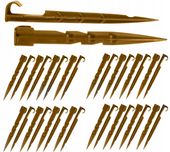 Uchwyty do linii rury kroplującej 100 16mm szpilki