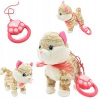 KOTEK INTERAKTYWNY NA SMYCZY CHODZI MIAUCZY GRA