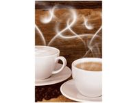 OBRAZ DWIE FILIŻANKI KAWY