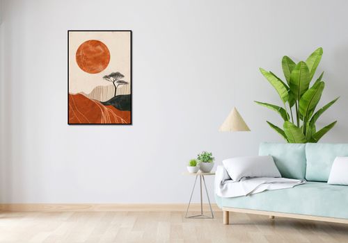 Plakat 61x90,5cm Afrykański Zachód Słońca na Arena.pl