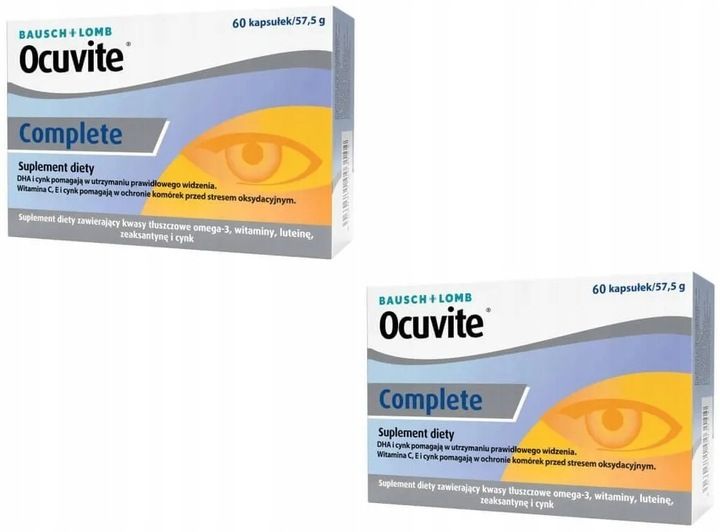 Ocuvite Complete Wsparcie Prawidłowego Widzenia 60 Kapsułek zdjęcie 1