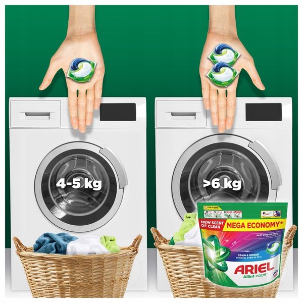 Ariel All-in-1 PODS Kapsułki do prania, 60 prań zdjęcie 7