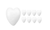 SERCE STYROPIANOWE 8 CM SERCA STYROPIANOWE 10 SZT