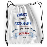 Plecak Dla Bosmana Sportowy Szkolny Worek Torba Z Nadrukiem Ze Zdjęciem