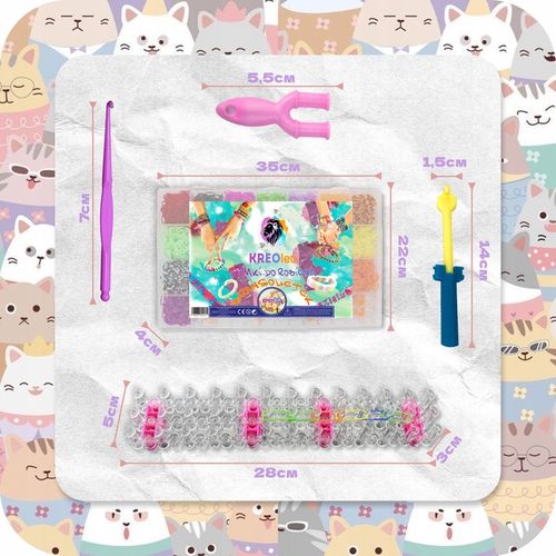 GUMKI DO ROBIENIA BRANSOLETEK DUŻY ZESTAW 6600+ ELEMENTÓW XXL PREZENT na Arena.pl