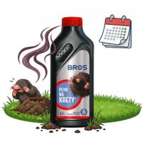 BROS Płyn na Krety 500ml Odstraszacz Zapachowy Bardzo Mocny Działa 2 msc