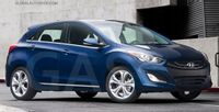 HYUNDAI ELANTRA GT / TOURING - Listwy CHROM na drzwi boczne chromowane