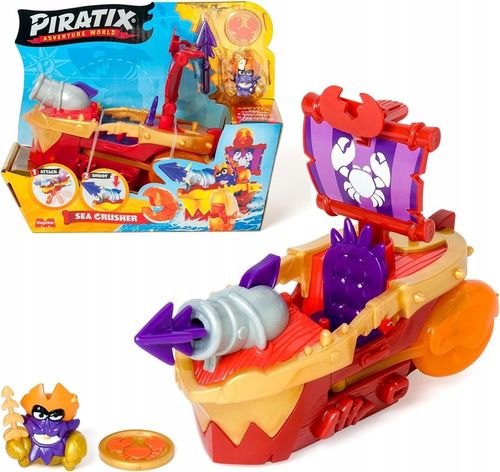 MAGICBOX - PIRATIX - SERIA GOLDEN TREASURE - STATEK SEA CRUSHER na Arena.pl